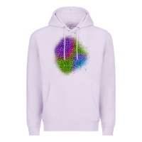 Lilac halloween leopard patch 2 Premium Hoodie - BundleAndBundleShop
