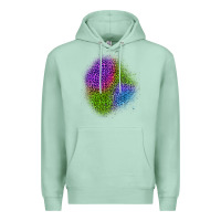 Seafoam halloween leopard patch 2 Premium Hoodie - BundleAndBundleShop