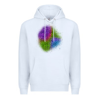 White halloween leopard patch 2 Premium Hoodie - BundleAndBundleShop