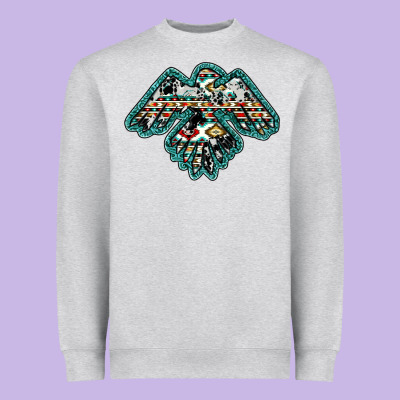 Western Thunderbird Heavyweight Sweatshirt Designed By Ranaportraitstore