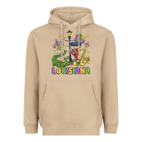 Mushroom louisiana mardi gras Heavyweight Hoodie - MaliasSmallBusiness