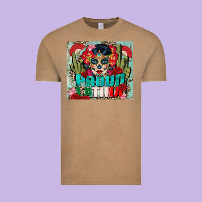 Proud Latina Tumbler 3 Vintage Tee Designed By Cts Tumbler Store