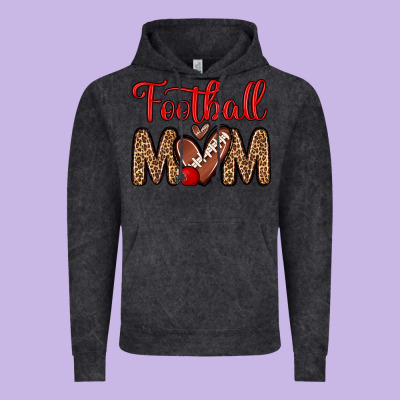 Football Mom Vintage Hoodie Designed By Zillion Design Studio