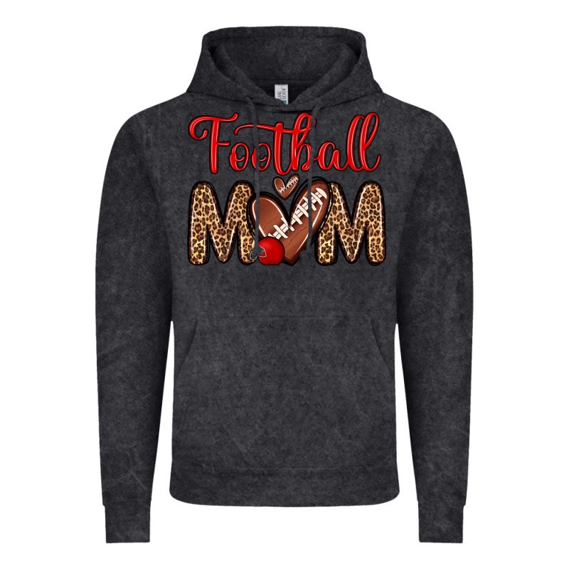 Football Mom Vintage Hoodie by Zillion Design Studio | Teevron