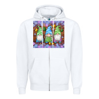 White easter gnome egg tumbler Zipper Hoodie - Artiststas
