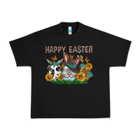 Black Western Happy Easter Urban Heavy Tee - Neo Western