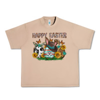 Burro Western Happy Easter Urban Heavy Tee - Neo Western