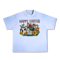 Grape Ice Western Happy Easter Urban Heavy Tee - Neo Western