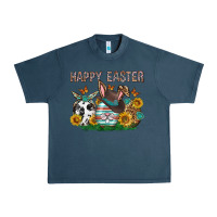 Midnight Navy Western Happy Easter Urban Heavy Tee - Neo Western