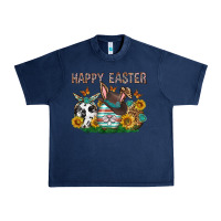Navy Western Happy Easter Urban Heavy Tee - Neo Western