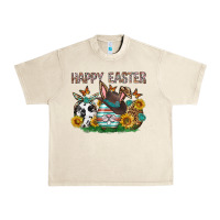 Sandshell Western Happy Easter Urban Heavy Tee - Neo Western