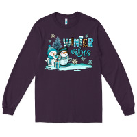 Plum winter vibes Long Sleeve Tee - AdoDesignShop