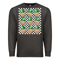 Smoke boujee checker board leprechaun Premium Sweatshirt - MaliasSmallBusiness