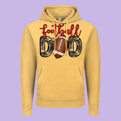 Football Dad Vintage Hoodie Designed By Zillion Design Studio