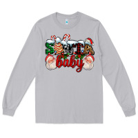 Moon Dust santa baby with santa and christmas tree cake Long Sleeve Tee - AdoDesignShop