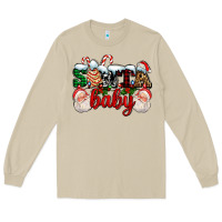 Mushroom santa baby with santa and christmas tree cake Long Sleeve Tee - AdoDesignShop