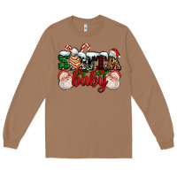 Toasted Coconut santa baby with santa and christmas tree cake Long Sleeve Tee - AdoDesignShop