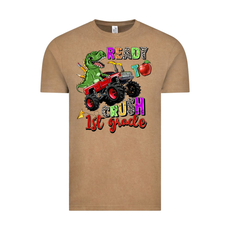 Ready To Crush 1st Grade Vintage Tee by Zillion Design Studio | Teevron