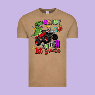 Ready To Crush 1st Grade Vintage Tee Designed By Zillion Design Studio