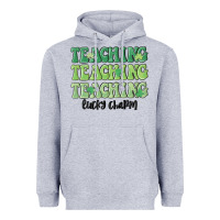 Heather Grey teaching lucky charm Heavyweight Hoodie - MaliasSmallBusiness