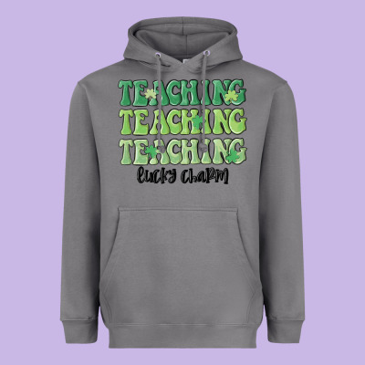 Teaching Lucky Charm Heavyweight Hoodie Designed By Maliassmallbusiness