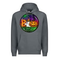 Rock halloween round earrings 3 Premium Hoodie - BundleAndBundleShop