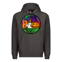 Smoke halloween round earrings 3 Premium Hoodie - BundleAndBundleShop