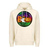 Tofu halloween round earrings 3 Premium Hoodie - BundleAndBundleShop