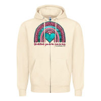 Sandshell valentine's day rainbow let all that you do be done in love 1 corinthi Zipper Hoodie - AdoDesignShop