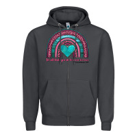 Smoke valentine's day rainbow let all that you do be done in love 1 corinthi Zipper Hoodie - AdoDesignShop