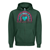 Sports Green valentine's day rainbow let all that you do be done in love 1 corinthi Zipper Hoodie - AdoDesignShop