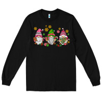 Black pink christmas gnomies Long Sleeve Tee - AdoDesignShop