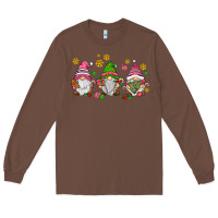 Chestnut pink christmas gnomies Long Sleeve Tee - AdoDesignShop