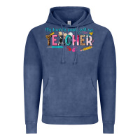 Vintage Denim my favorite people call me teacher Vintage Hoodie - texasbilliewilder