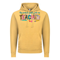 Vintage Mustard my favorite people call me teacher Vintage Hoodie - texasbilliewilder