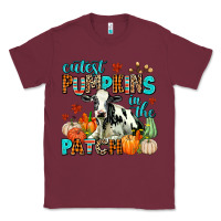 Burgundy cutest pupkins in the patch Classic Tee - AdoDesignShop
