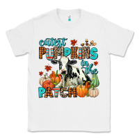 White cutest pupkins in the patch Classic Tee - AdoDesignShop