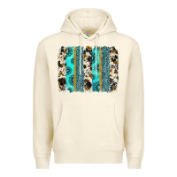Sandshell gemstone sunflower cowhide brushstroke Premium Hoodie - AdoDesignShop