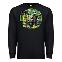 Black one lucky teacher Premium Sweatshirt - MaliasSmallBusiness