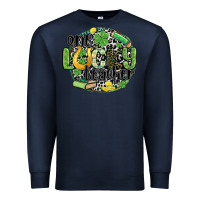 Navy one lucky teacher Premium Sweatshirt - MaliasSmallBusiness