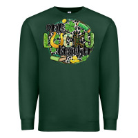 Sports Green one lucky teacher Premium Sweatshirt - MaliasSmallBusiness