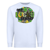 White one lucky teacher Premium Sweatshirt - MaliasSmallBusiness