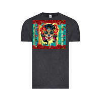 Vintage Black sugar skull tumbler 3 Vintage Tee - CTS Tumbler Store