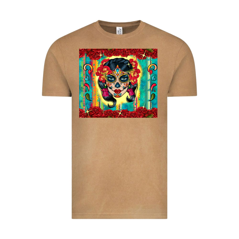 Sugar Skull Tumbler 3 Vintage Tee by CTS Tumbler Store | Teevron