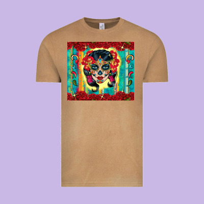 Sugar Skull Tumbler 3 Vintage Tee Designed By Cts Tumbler Store