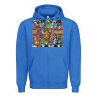 True Royal easter bunny egg cowhide leopard Zipper Hoodie - Artiststas