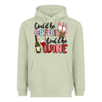 Matcha could be coffee could be wine Heavyweight Hoodie - MaliasSmallBusiness
