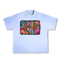 Grape Ice mimi floral background Urban Heavy Tee - HRA Design Shop