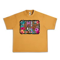Peanut Butter mimi floral background Urban Heavy Tee - HRA Design Shop