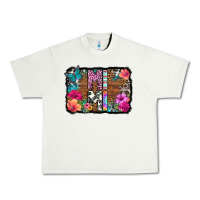 Pistachio mimi floral background Urban Heavy Tee - HRA Design Shop